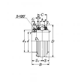 Подшипник UCS 210 LD1NR