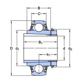 Подшипник YSA 209-2FK