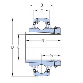 Корпусный подшипник YSA 205-2FK