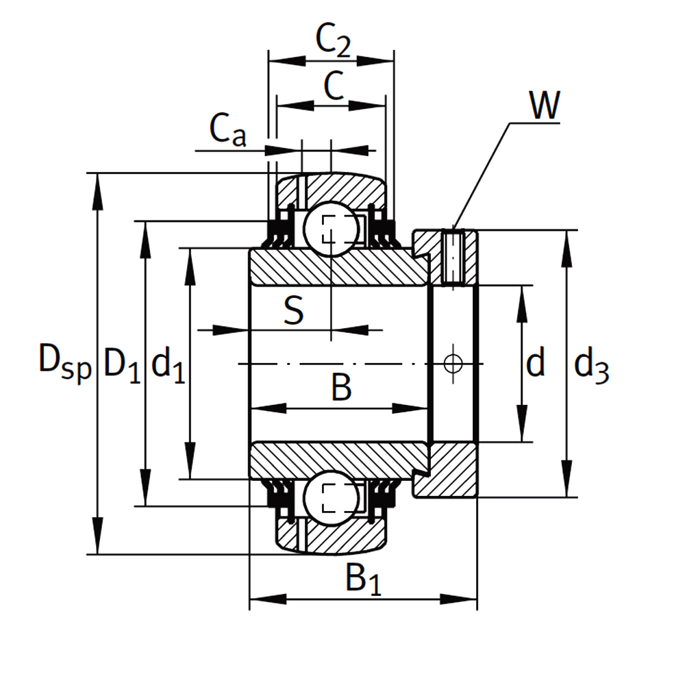Подшипник GE 25 KTT-B