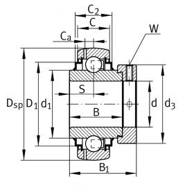 Подшипник GE 40-KRR-B