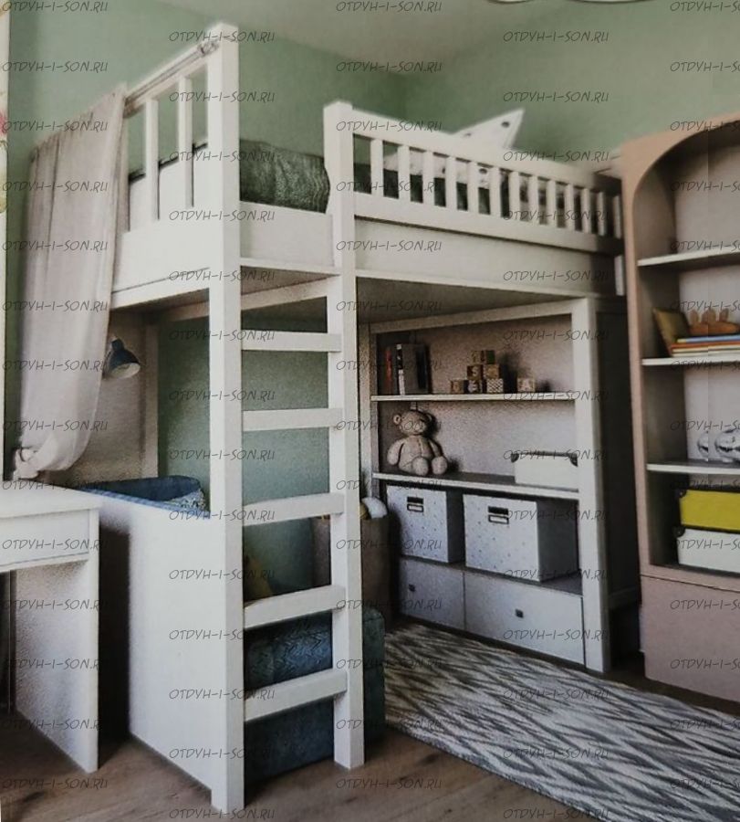 Кровать-чердак Кадет №6