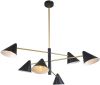 Люстра Потолочная F-Promo Trikoniya 3089-6P Золото, Черный / Фаворит.