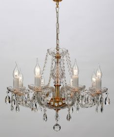 Люстра Подвесная Favourite Monreal 1735-8P Желтый, Золото / Фаворит.