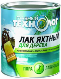 Лак Яхтный для Дерева Главный Технолог 2.7л Глянцевый, Алкидно-Уретановый, Износостойкий, Водостойкий.