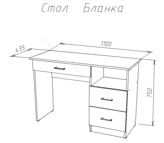 Зеркало настенное БЛАНКА Дуб Сонома