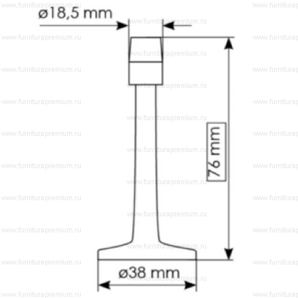 Дверной ограничитель Morelli DS2