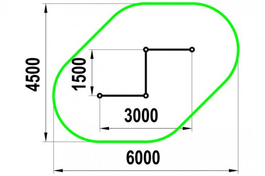 Шведская стенка тройная W-03-012