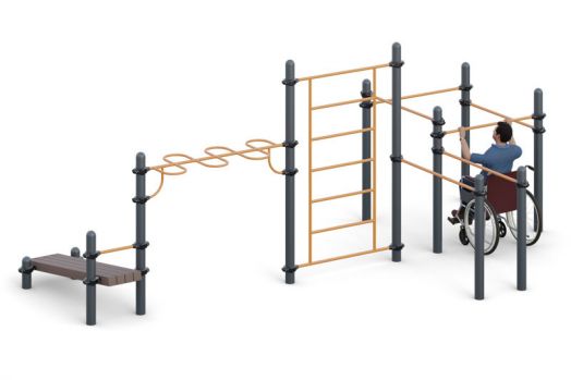 Турники W-07.002 для маломобильной группы населения