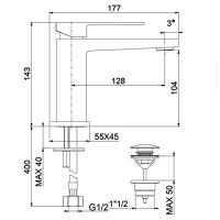 схема Fiore Kube 100OZ8515