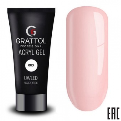 Акрил-гель Grattol Acryl Gel 03, 30 мл