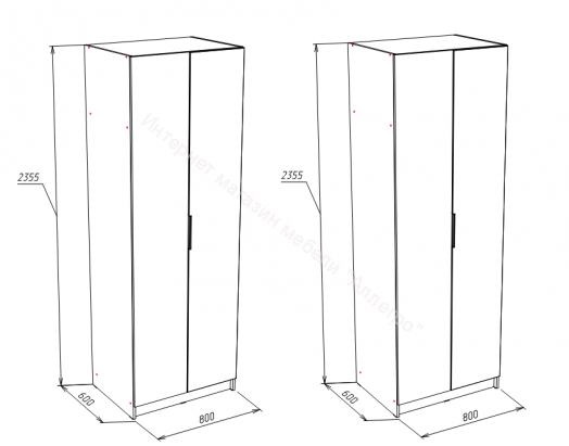 Шкаф четырёхдверный ВЕНЕЦИЯ Дуб серый Крафт/Серый графит