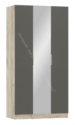 Спальня К-1 ВЕНЕЦИЯ Дуб серый Крафт/Серый графит