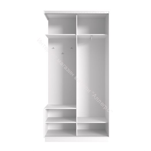 Прихожая-купе FIX 03L.11 с зеркалом Белый