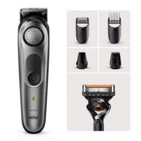 Триммер для бороды и усов Braun BT7320 + Бритва Gillette, 39 настроек длины