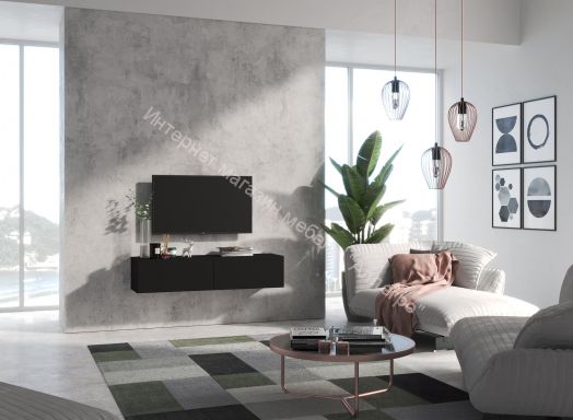 Тумба ТВ 140 SOMERO Чёрный