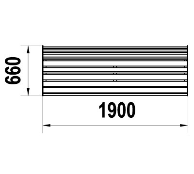 Скамья парковая Д-1.28