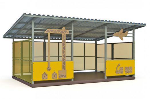 Теневой навес (40м2) ТН-4х10