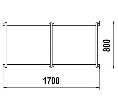 Велодержатель-5 ВЕЛО-1.5 уличный