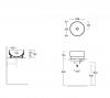 Круглая накладная или встраиваемая раковина SIMAS Po mo PO01 37x37 ФОТО