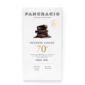 Шоколадная плитка Темного шоколада 70% какао Pancracio Cocoa 70% 100 г - Испания