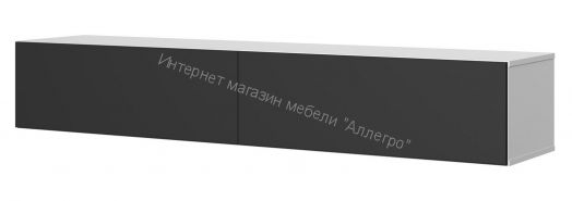 Тумба ТВ 180 SOMERO Белый/Чёрный