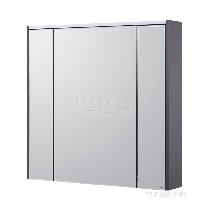 Зеркальный шкаф Roca Ronda 80 белый глянец/антрацит ZRU9302970