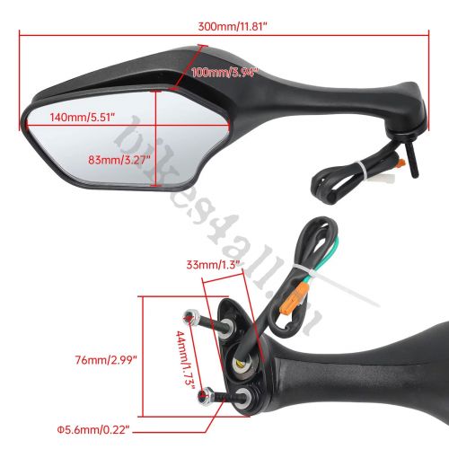 Зеркала Honda CBR1000RR 08-16 / VFR800 14-20 / VFR1200 10-16