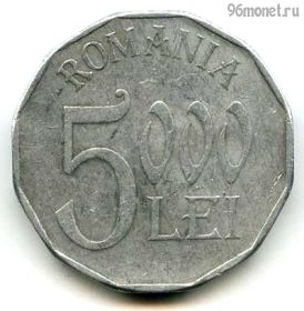 Румыния 5000 леев 2002