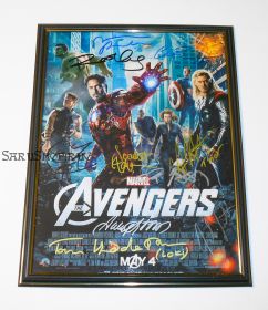 Автографы: Мстители / The Avengers, 2012. 10 подписей