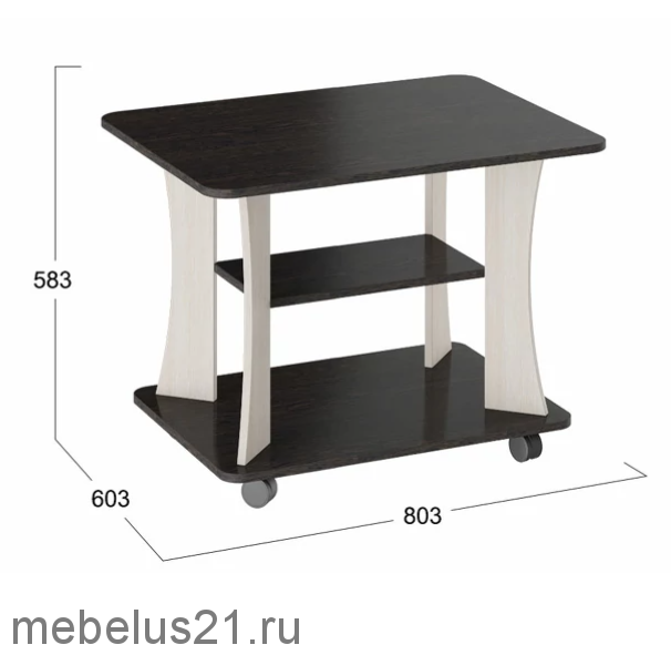 Стол журнальный тип 8 Венге