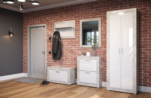 Вешалка МОНТАНА Аtelier/Белый глянец