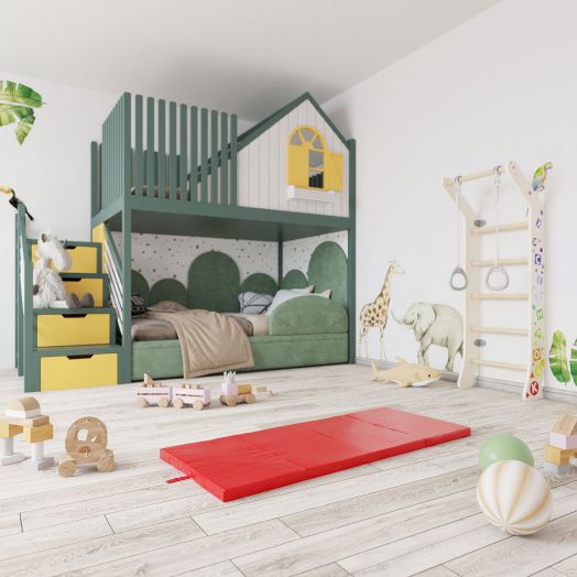 Коврик для фитнеса  Fitness (красный)