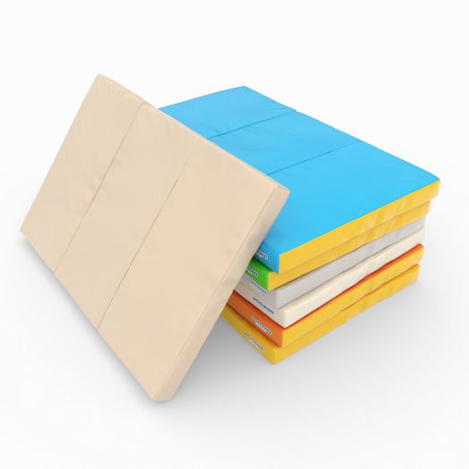 Мат (мягкий щит)  1000*1500*100, в 3 сложения (оранжевый/желтый)