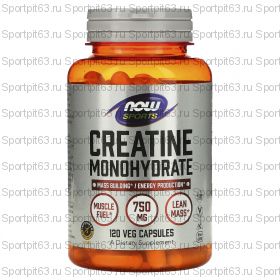 NOW Creatine Monohydrate 750 mg (120 вег. капс)