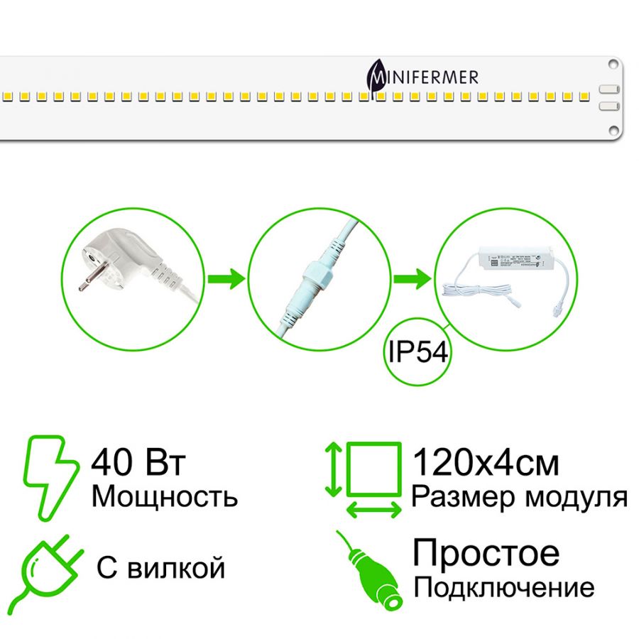 Комплект Quantum line 120 см 40 Вт