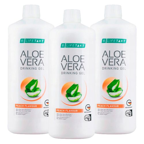 Набор «Антиэйдж» с Алоэ Вера Питьевым Гелем Персик (Красная формула)