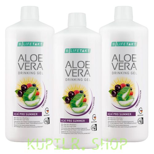 Набор «Антиэйдж» с Алоэ Вера Питьевым Гелем Асаи (Зеленая формула)