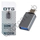 Переходник OTG USB 3.0 мама-> TYPE-C папа G-02 I