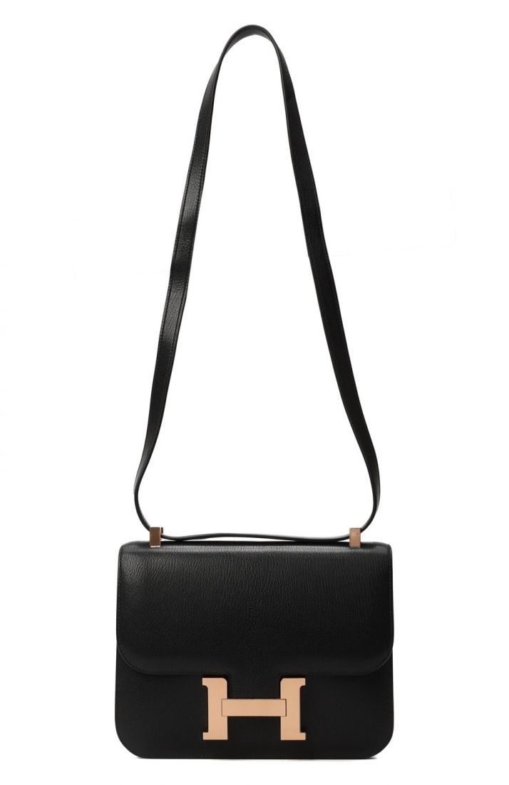 Hermes Constance 24 Chèvre Noir