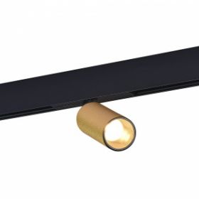 Светильник Магнитный Трековый ST-Luce ST807.246.12 Золотистый LED 1*12W 4000K 700Lm Ra>90 IP20 D50xH173 48VV / СТ Люче.