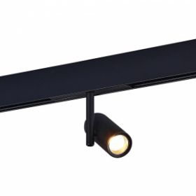 Светильник Магнитный Трековый ST-Luce ST808.436.08 Черный LED 1*8W 3000K 500Lm Ra>90 36° IP20 D42xH135 48VV / СТ Люче.