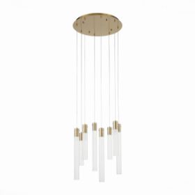 Люстра Подвесная ST-Luce SL1229.303.08 Латунь/Прозрачный GU10 8*5W / СТ Люче.