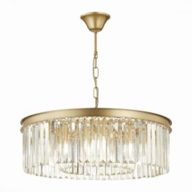 Люстра Подвесная ST-Luce SL1624.203.08 Шампань/Прозрачный E14 6*40W / СТ Люче.