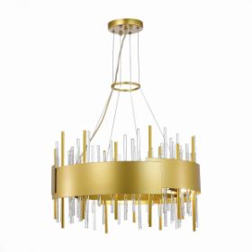 Люстра Подвесная ST-Luce SL1633.203.12 Матовое Золото/Матовое Золото,Прозрачный E14 12*40W / СТ Люче.