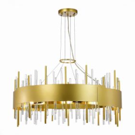 Люстра Подвесная ST-Luce SL1633.203.16 Матовое Золото/Матовое Золото,Прозрачный E14 16*40W / СТ Люче.