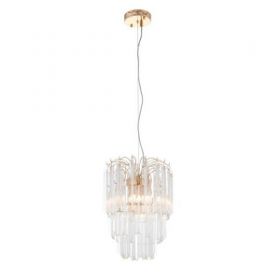 Люстра Подвесная ST-Luce SL386.203.05 Золотистый/Золотистый, Прозрачный G9 5*5W / СТ Люче.