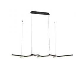 Люстра Подвесная ST-Luce SL394.403.06 Черный/Белый LED 6*14W 4000K / СТ Люче.