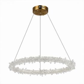 Люстра Подвесная ST-Luce SL6105.203.01 Золотистый/Прозрачный LED 1*58W 3000 - 6500K / СТ Люче.