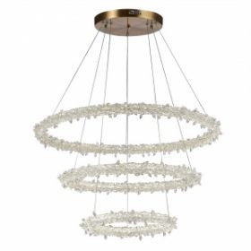 Люстра Подвесная ST-Luce SL6105.203.03 Золотистый/Прозрачный LED 1*160W 3000 - 6500K / СТ Люче.